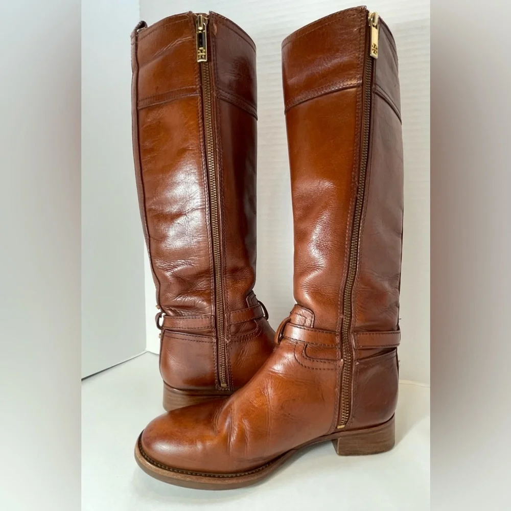 TORY BURCH Women’s Calista Knee High Riding Boots Size 6M - Picture 9 of 16